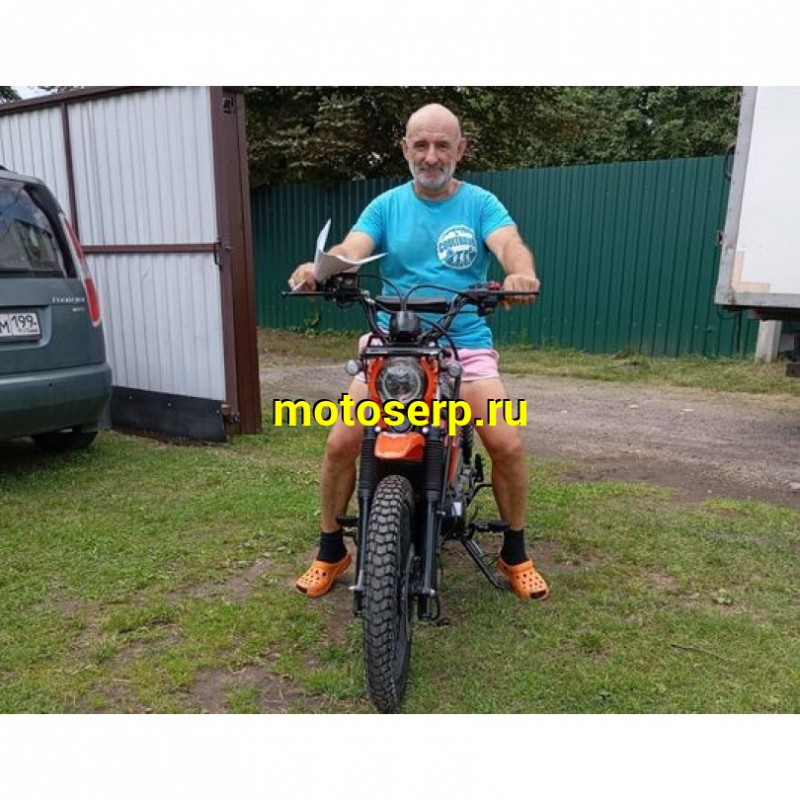 Купить  Мопед MM XTRAIL (ИксТраил - 50)  реплика Honda TRAIL  50сс 4Т, диск/бар. 18"/16". длиннобазн. широкий багажник (шт) 01100 (MM (0 купить с доставкой по Москве и России, цена, технические характеристики, комплектация фото  - motoserp.ru