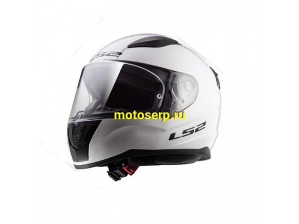 Купить  Шлем закрытый LS2 FF353 RAPID single mono GLOSS WHITE (M) интеграл (шт) (LS2 купить с доставкой по Москве и России, цена, технические характеристики, комплектация фото  - motoserp.ru