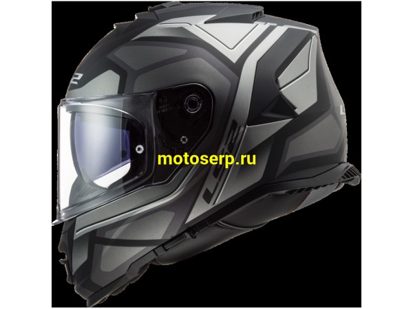 Купить  Шлем закрытый LS2 FF800 STORM FASTER Matt Titanium (XL) интеграл (шт) (LS2 купить с доставкой по Москве и России, цена, технические характеристики, комплектация фото  - motoserp.ru