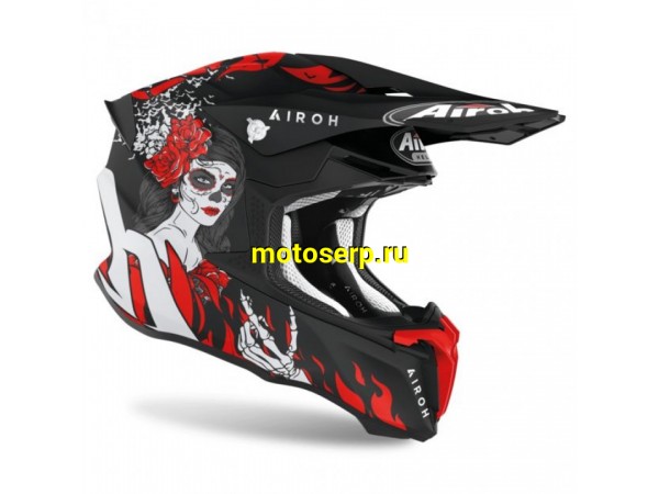 Купить  Шлем Кросс AIROH TWIST 2.0 HELL MATT (XL) (шт) (AIROH купить с доставкой по Москве и России, цена, технические характеристики, комплектация фото  - motoserp.ru