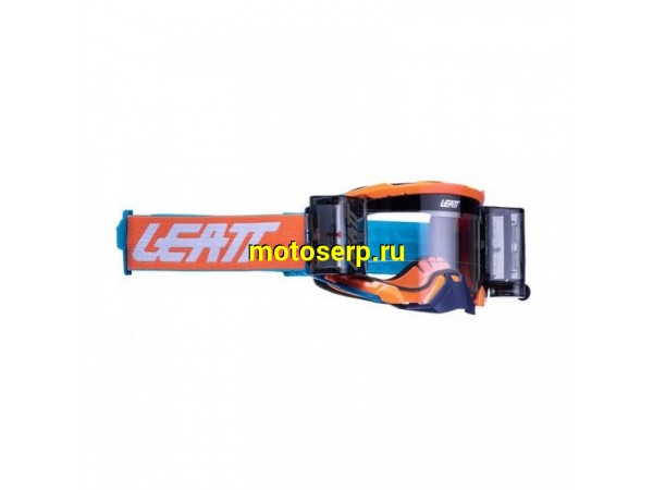 Купить  Очки мото Кросс Leatt Velocity 5.5 Roll-Off Neon Orange Clear 83% (8022010430) (с перемоткой) (шт) (Fox УТ-00021559 купить с доставкой по Москве и России, цена, технические характеристики, комплектация фото  - motoserp.ru