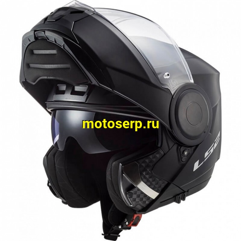 Купить  Шлем трансформер (модуляр) LS2 FF902 SCOPE SOLID Matt Black M (шт) (LS2 купить с доставкой по Москве и России, цена, технические характеристики, комплектация фото  - motoserp.ru