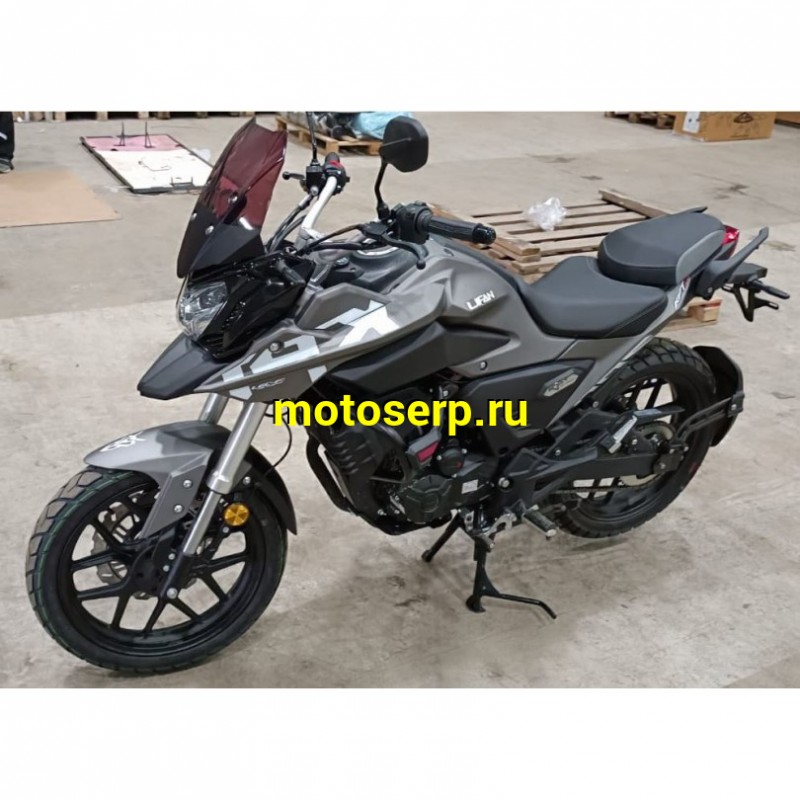 Купить  Мотоцикл Lifan KPT 200 серый (зал) (шт) купить с доставкой по Москве и России, цена, технические характеристики, комплектация фото  - motoserp.ru