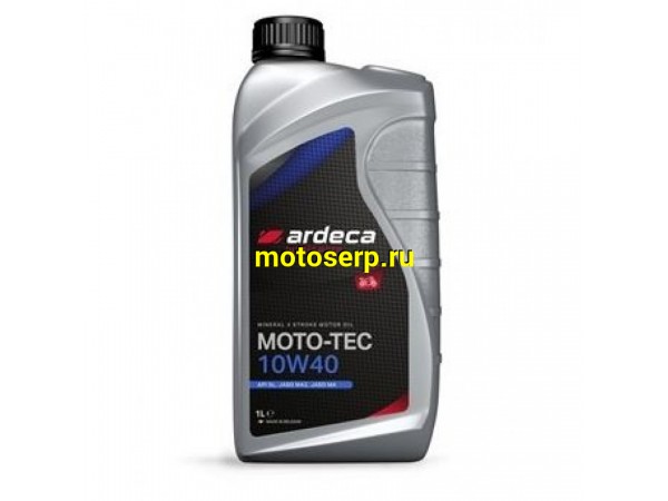 Купить  Масло Ardeca Moto-TEC Racing 4T 10W-40 (синтетика) 1л (шт) (0 купить с доставкой по Москве и России, цена, технические характеристики, комплектация фото  - motoserp.ru