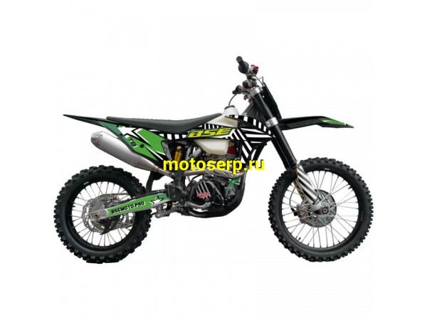 Купить  ====Мотоцикл Кросс/Эндуро BSE T8 Green Twister (шт) купить с доставкой по Москве и России, цена, технические характеристики, комплектация фото  - motoserp.ru