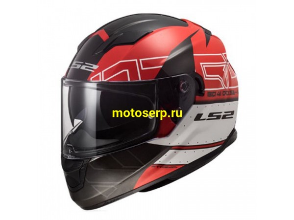 Купить  Шлем закрытый LS2 FF320 STREAM EVO KUB red black (XS) интеграл (шт) (LS2 купить с доставкой по Москве и России, цена, технические характеристики, комплектация фото  - motoserp.ru