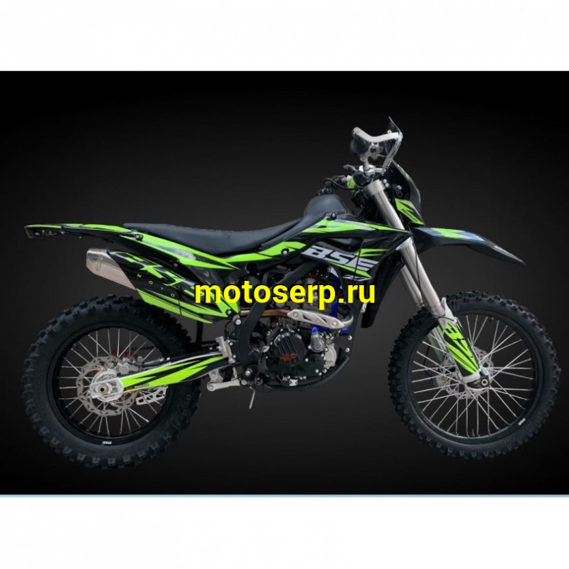 Купить  ====Мотоцикл Кросс/Эндуро BSE Z7 Green Blast  2023г (спортинв), 21/18, 4Т, 300cc, ZS174MN-5A, карбюр, жидкос. охлажд, (шт)   купить с доставкой по Москве и России, цена, технические характеристики, комплектация фото  - motoserp.ru