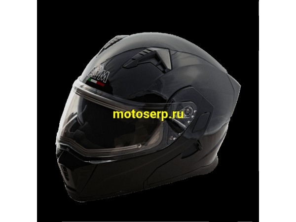 Купить  Шлем трансформер (модуляр) AiM JK906 черный глянцевый  р-р S (шт) (AIM 906-001-S купить с доставкой по Москве и России, цена, технические характеристики, комплектация фото  - motoserp.ru