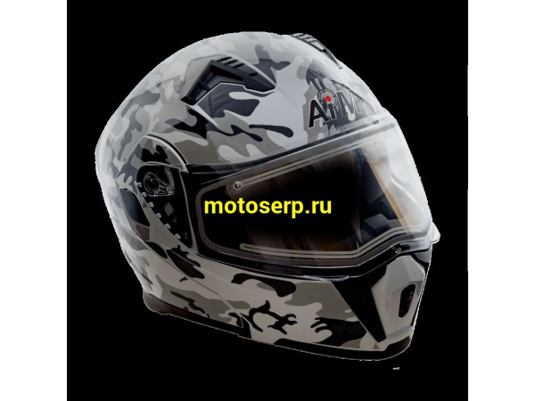 Купить  Шлем трансформер (модуляр) AiM JK906 комуфляж глянцевый  р-р S (шт) (AIM 906-015-S купить с доставкой по Москве и России, цена, технические характеристики, комплектация фото  - motoserp.ru