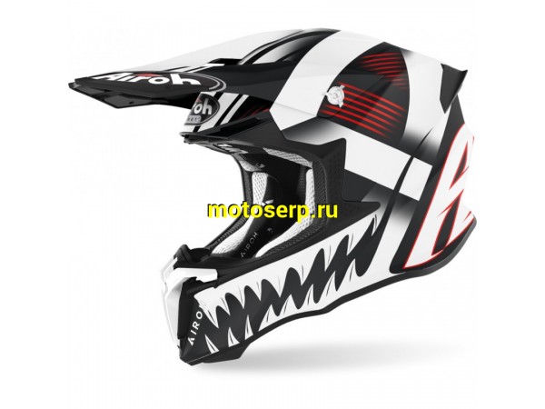 Купить  Шлем Кросс AIROH Twist 2.0 MASK Matt (Матовый) (L) (шт) (AIROH TW2M35 купить с доставкой по Москве и России, цена, технические характеристики, комплектация фото  - motoserp.ru