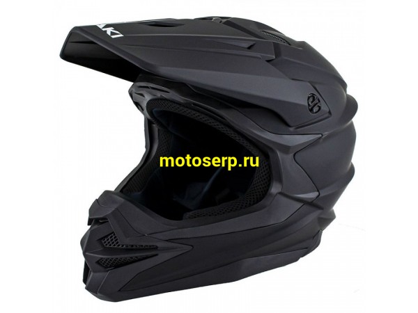 Купить  Шлем Кросс Ataki JK801A Solid черный матовый  р-р XL (шт)  (SM 941-9419 купить с доставкой по Москве и России, цена, технические характеристики, комплектация фото  - motoserp.ru