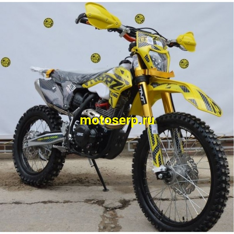 Купить  Мотоцикл Кросс/Эндуро BRZ X5 Yellow 300cc 175FMN-PR300 (спортинв), 21/18, 250cc, 4T, возд. охлажд. (шт) купить с доставкой по Москве и России, цена, технические характеристики, комплектация фото  - motoserp.ru
