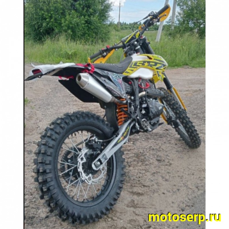 Купить  Мотоцикл Кросс/Эндуро BRZ X5 PR300 Gold 300cc 175FMN-PR300 (спортинв), 21/18, 4T, возд. охлажд. (шт) купить с доставкой по Москве и России, цена, технические характеристики, комплектация фото  - motoserp.ru