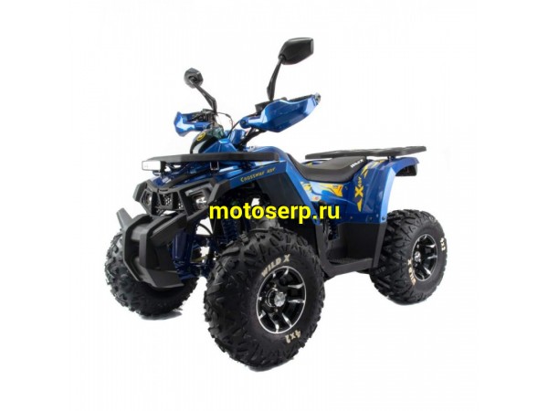 Купить  ====125cc Квадроцикл Motoland WILD-125 X PRO А 125сс, БАЛАНСИР! утилит, 2х4, колеса 8", литые диски, фара балка, диск/диск синий (шт) (ML 21477 купить с доставкой по Москве и России, цена, технические характеристики, комплектация фото  - motoserp.ru