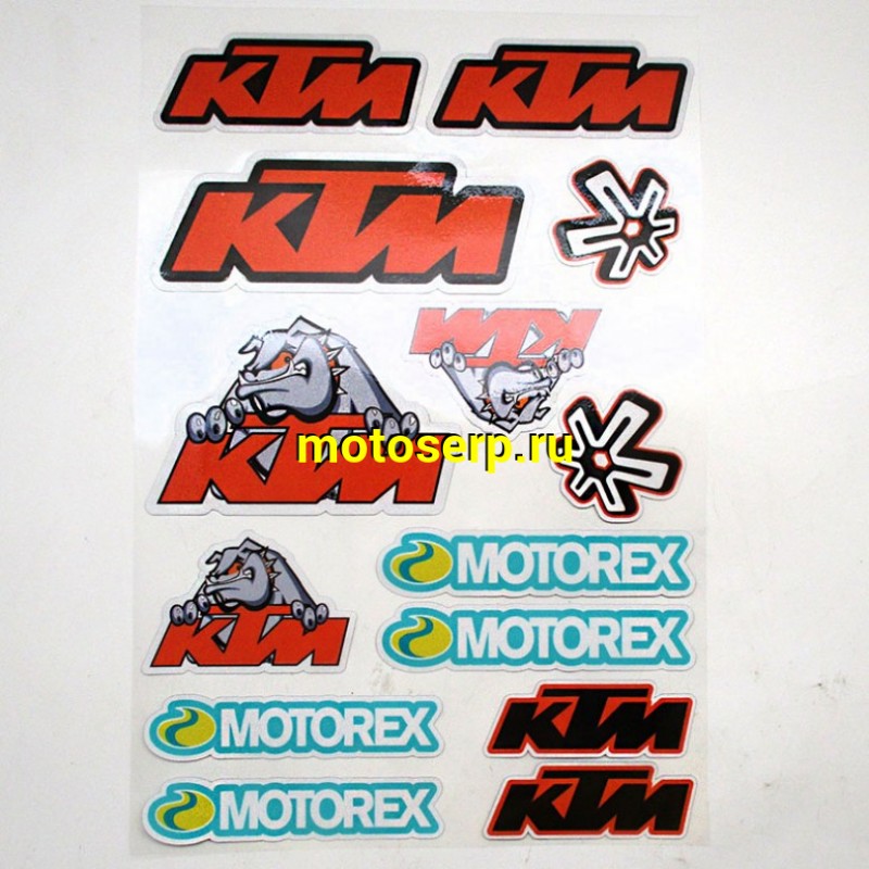 Купить  Наклейки (набор) "KTM 436" светоотражающие (19х28) (МК PKTZ 436 купить с доставкой по Москве и России, цена, технические характеристики, комплектация фото  - motoserp.ru
