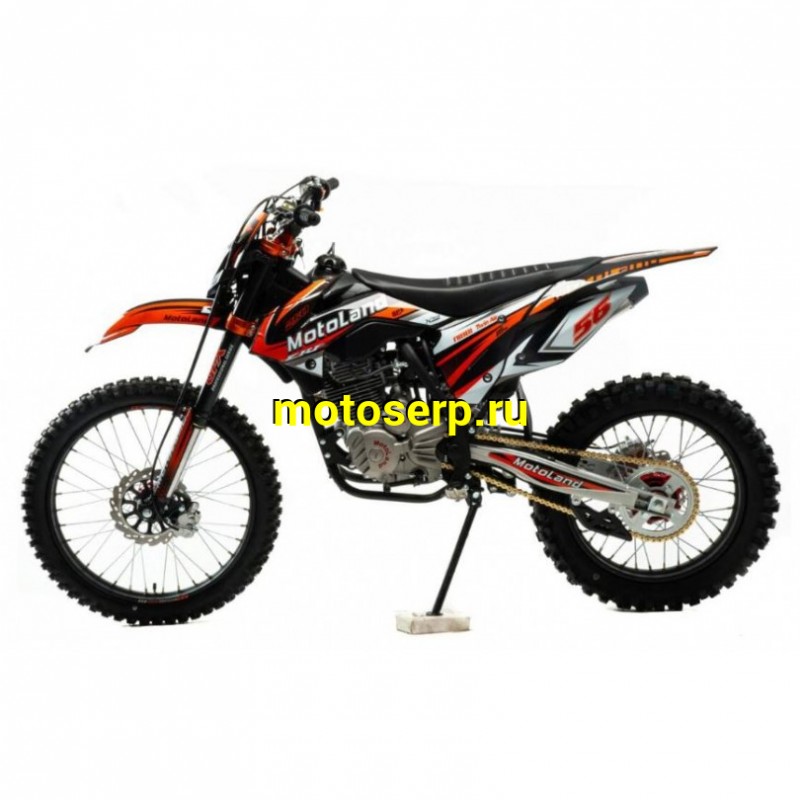 Купить  Мотоцикл Кросс/Эндуро Motoland 250 CRF (спортинв), 21/18,  250сс, 172FMM, 4 такт.,5 перед.,диск. торм. оранжевый (шт) (ML 19907 купить с доставкой по Москве и России, цена, технические характеристики, комплектация фото  - motoserp.ru