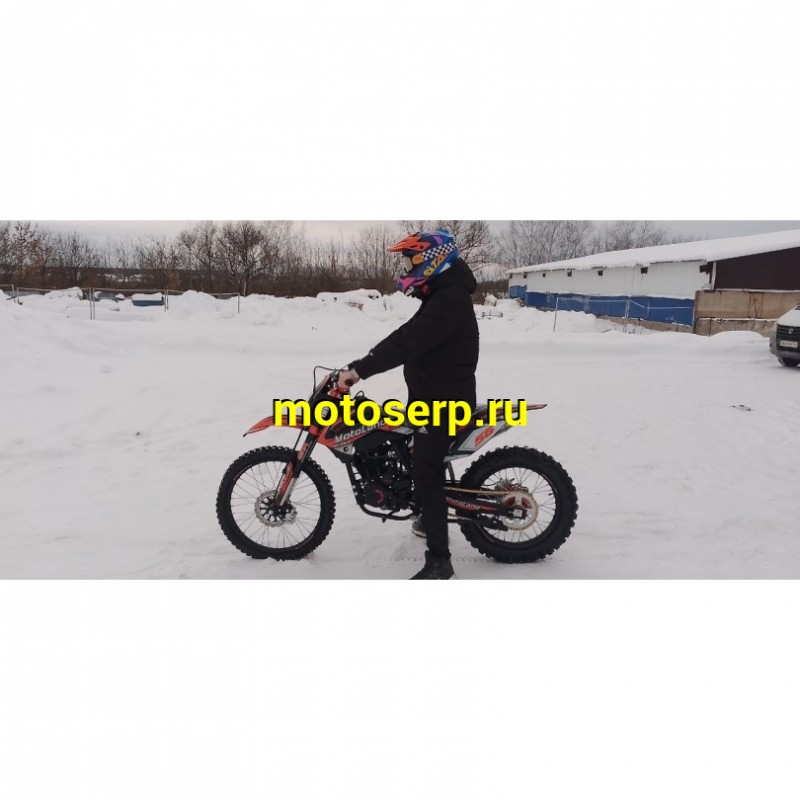 Купить  Мотоцикл Кросс/Эндуро Motoland 250 CRF (спортинв), 21/18,  250сс, 172FMM, 4 такт.,5 перед.,диск. торм. оранжевый (шт) (ML 19907 купить с доставкой по Москве и России, цена, технические характеристики, комплектация фото  - motoserp.ru