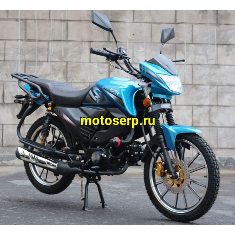 Купить  Мопед Millenium Alpha RS12M Champ  4Т; 50cc; колеса 17"литые; 4пер, эл. старт; бак 12л, легкая усиленная рама (шт) 01250 (ТехМаркет (ФОТО купить с доставкой по Москве и России, цена, технические характеристики, комплектация фото  - motoserp.ru