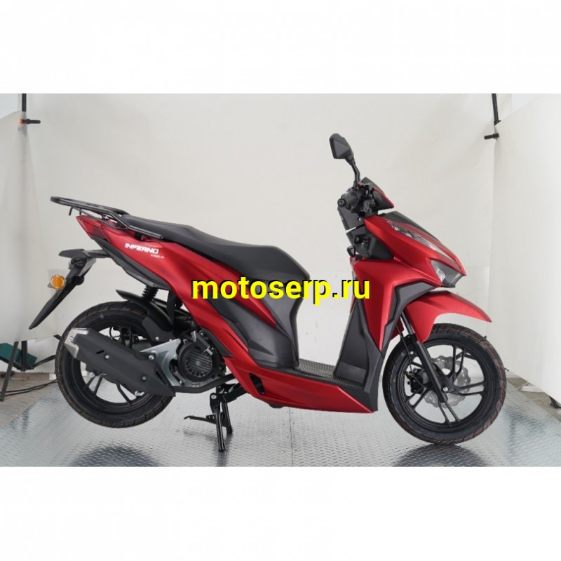 Купить  Скутер VENTO INFERNO NEW (Венто Инферно) 50cc; 1,5 мест, 2 амортиз, 4Т,  (replica Honda Click) диск/диск, кол. 14"/14" (шт) 01700 (Vento (ФОТО купить с доставкой по Москве и России, цена, технические характеристики, комплектация фото  - motoserp.ru