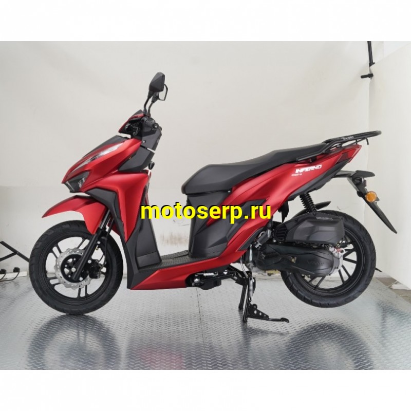 Купить  Скутер VENTO INFERNO NEW (Венто Инферно) 50cc; 1,5 мест, 2 амортиз, 4Т,  (replica Honda Click) диск/диск, кол. 14"/14" (шт) 01700 (Vento (ФОТО купить с доставкой по Москве и России, цена, технические характеристики, комплектация фото  - motoserp.ru