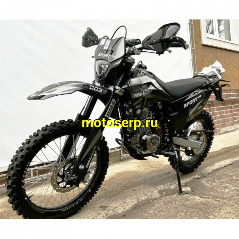 Купить  Мотоцикл Кросс/Эндуро Regulmoto Sport-003 PR PRO (4 valves) 5пер. Черный  300сс (ЭПТС) 21/18, ZS175FMM-5, возд.охл.,диск/диск,(шт) купить с доставкой по Москве и России, цена, технические характеристики, комплектация фото  - motoserp.ru