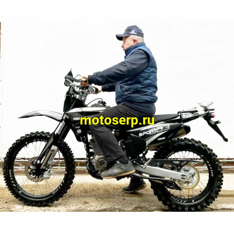 Купить  Мотоцикл Кросс/Эндуро Regulmoto Sport-003 PR PRO (4 valves) 5пер. Черный  300сс (ЭПТС) 21/18, ZS175FMM-5, возд.охл.,диск/диск,(шт) купить с доставкой по Москве и России, цена, технические характеристики, комплектация фото  - motoserp.ru