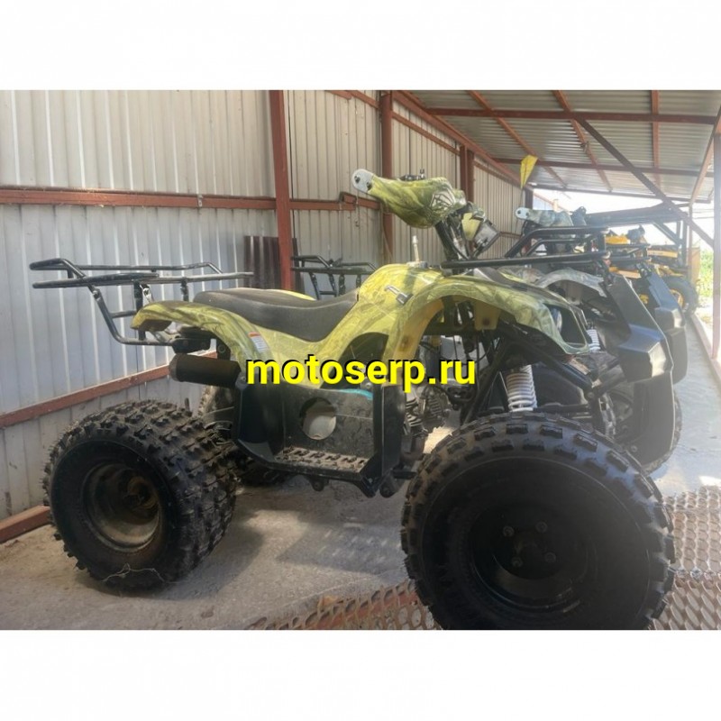 Купить  ====125cc Квадроцикл Motoland FOX-125 Б/У, КАМУФЛЯЖ, утилит, 2х4, колеса 8", автомат, реверс, бараб/диск. выс по седлу 40см (шт) (ML 15425 купить с доставкой по Москве и России, цена, технические характеристики, комплектация фото  - motoserp.ru
