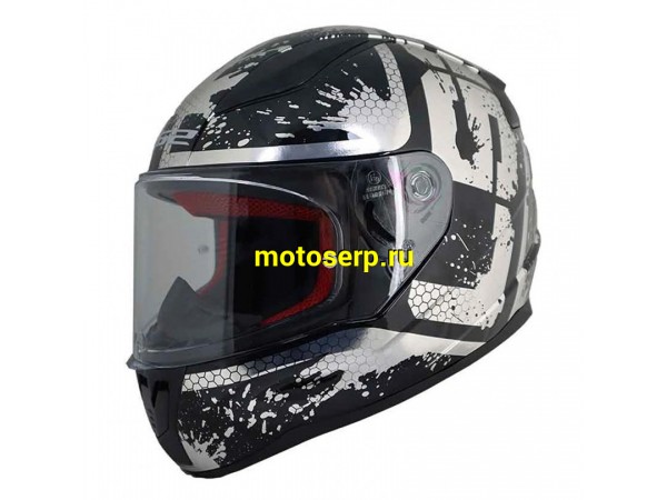 Купить  Шлем закрытый LS2 FF353 RAPID SPY MATT BLASK SILVER (L) интеграл (шт) (LS2 купить с доставкой по Москве и России, цена, технические характеристики, комплектация фото  - motoserp.ru