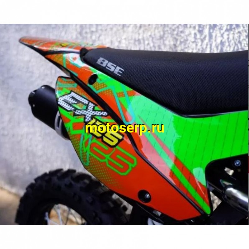 Купить  Питбайк BSE EX125 17/14 Green Orange Ant (шт) купить с доставкой по Москве и России, цена, технические характеристики, комплектация фото  - motoserp.ru