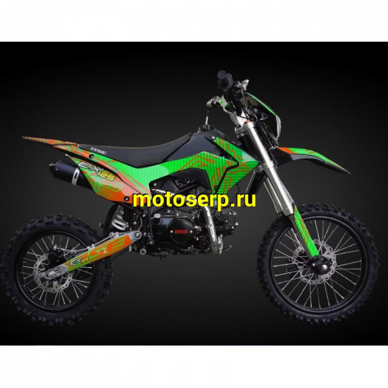 Купить  Питбайк BSE EX125 17/14 Green Orange Ant (шт) купить с доставкой по Москве и России, цена, технические характеристики, комплектация фото  - motoserp.ru