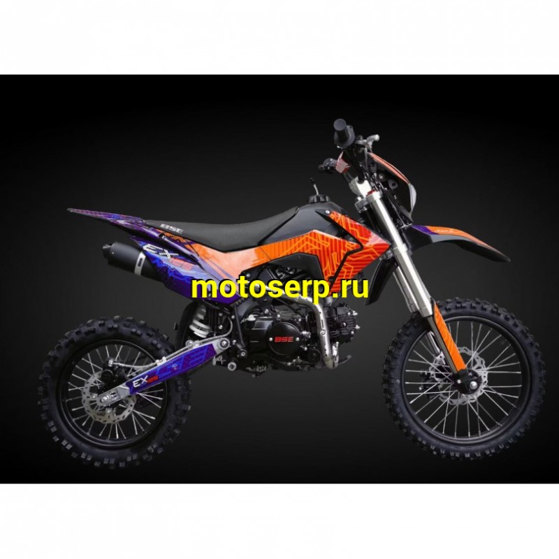 Купить  Питбайк BSE EX125 17/14 Blue Orange Ant (шт) купить с доставкой по Москве и России, цена, технические характеристики, комплектация фото  - motoserp.ru