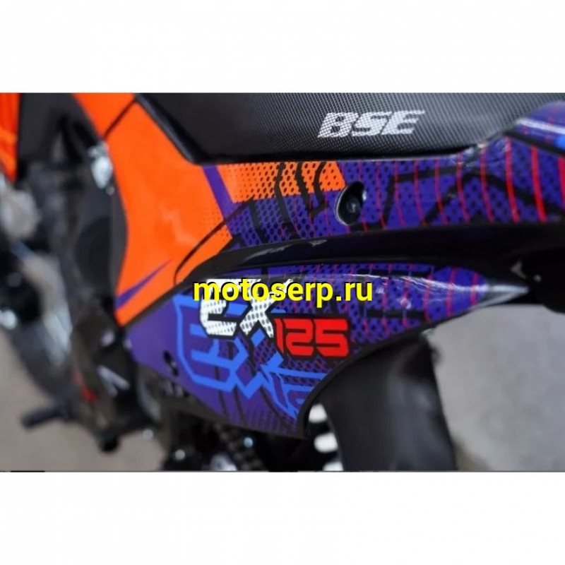 Купить  Питбайк BSE EX125 17/14 Blue Orange Ant (шт) купить с доставкой по Москве и России, цена, технические характеристики, комплектация фото  - motoserp.ru