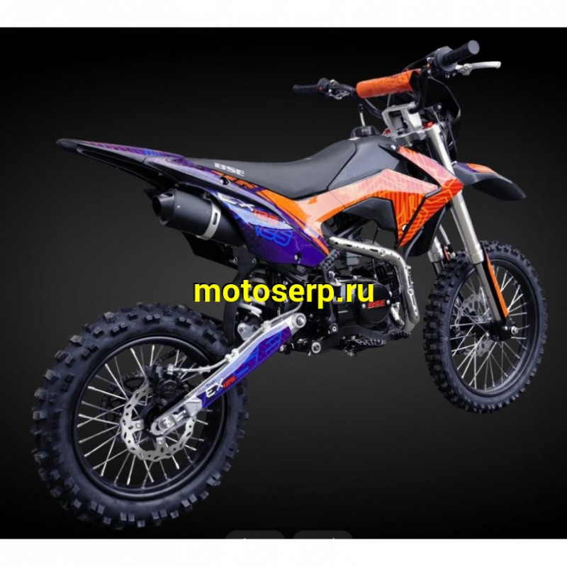 Купить  Питбайк BSE EX125 17/14 Blue Orange Ant (шт) купить с доставкой по Москве и России, цена, технические характеристики, комплектация фото  - motoserp.ru