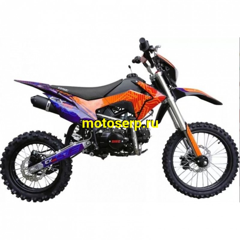 Купить  Питбайк BSE EX125 17/14 Blue Orange Ant (шт) купить с доставкой по Москве и России, цена, технические характеристики, комплектация фото  - motoserp.ru