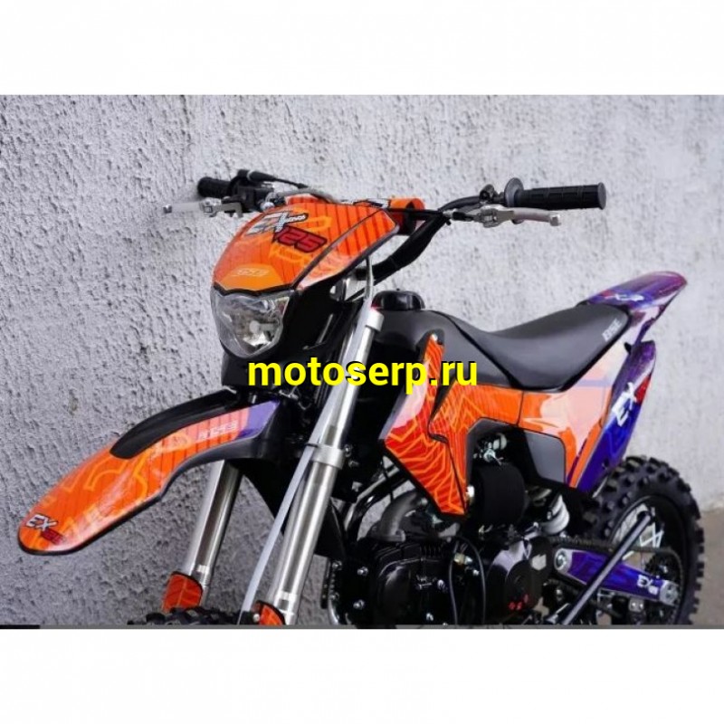 Купить  Питбайк BSE EX125 17/14 Blue Orange Ant (шт) купить с доставкой по Москве и России, цена, технические характеристики, комплектация фото  - motoserp.ru