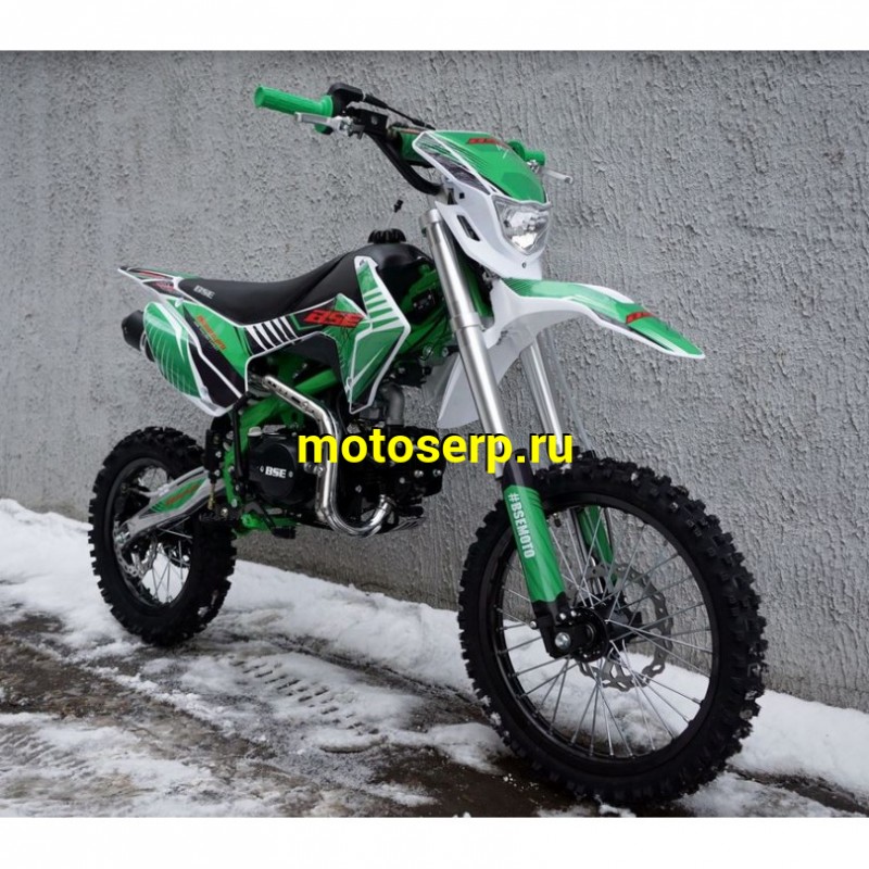 Купить  ====Питбайк BSE MX125 Racing Green (шт) купить с доставкой по Москве и России, цена, технические характеристики, комплектация фото  - motoserp.ru