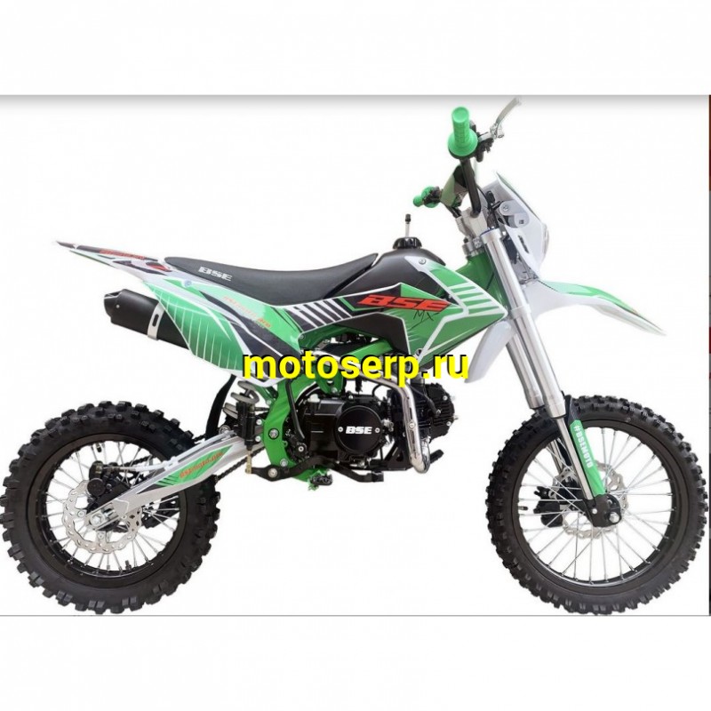 Купить  ====Питбайк BSE MX125 Racing Green (шт) купить с доставкой по Москве и России, цена, технические характеристики, комплектация фото  - motoserp.ru