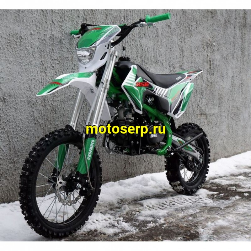 Купить  Питбайк BSE MX125 Racing Green (шт) купить с доставкой по Москве и России, цена, технические характеристики, комплектация фото  - motoserp.ru