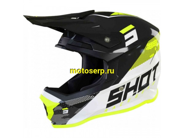 Купить  Шлем Кросс Shot Furious Camo неон/желтый L (шт) (Avantis YT-00001469 (Avantis A09-21B1 купить с доставкой по Москве и России, цена, технические характеристики, комплектация фото  - motoserp.ru