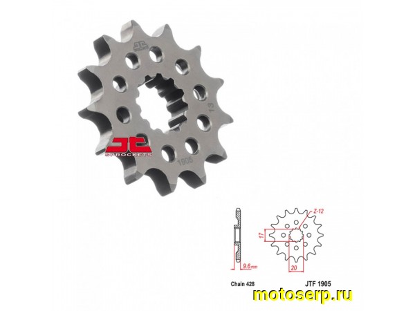 Купить  Звезда ведущая JTF1905.13 KTM 85 (шт) (Глад купить с доставкой по Москве и России, цена, технические характеристики, комплектация фото  - motoserp.ru