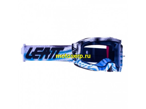 Купить  Очки мото Кросс Leatt Velocity 5.5 Zebra Blue Blue 70% (8022010400) (шт) (Fox УТ-00021571 купить с доставкой по Москве и России, цена, технические характеристики, комплектация фото  - motoserp.ru