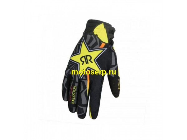 Купить  Перчатки Thor Rockstar Black/Yellow р-р (XL) (пара) (MOTO-SKUTER 13039 купить с доставкой по Москве и России, цена, технические характеристики, комплектация фото  - motoserp.ru