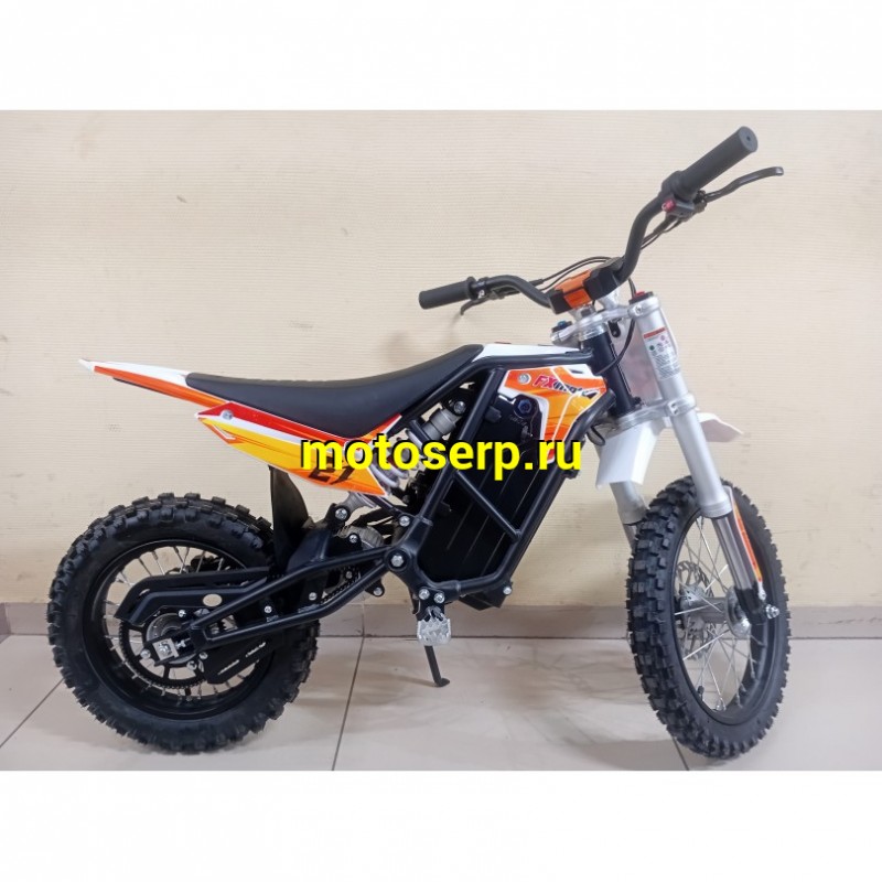 Купить  Мотоцикл электро, электропитбайк FX MOTO Е1 2000 Ват, 60V 18.2Ah, колеса перед 14"/заднее 12", два аморт.,тормоза гидр.Disk (шт) купить с доставкой по Москве и России, цена, технические характеристики, комплектация фото  - motoserp.ru