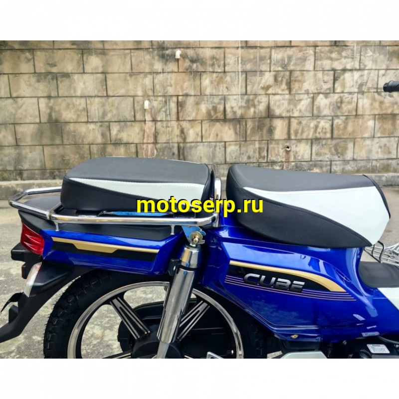 Купить  Мопед Millenium ZS50-E 50сс 4Т, реплика  HONDA SUPER CUBE, диск/бар. 17" багажн, спинка, стекло. (шт) 0110 (MM  купить с доставкой по Москве и России, цена, технические характеристики, комплектация фото  - motoserp.ru