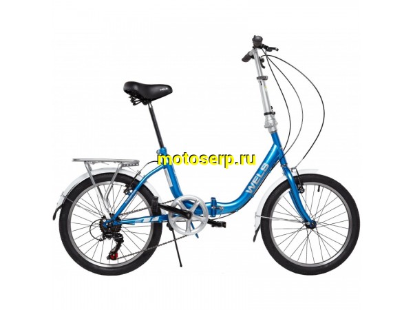 Купить  20" WELS COMPTON 2.0 (Велс Комптон 2.0) 20"; 6ск; рама-сталь; тормоз-V-Brake (шт) купить с доставкой по Москве и России, цена, технические характеристики, комплектация фото  - motoserp.ru