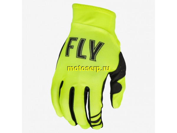 Купить  Перчатки FLY RACING PRO LITE жёлтый/черный р-р L (шт) (SM 376-511L купить с доставкой по Москве и России, цена, технические характеристики, комплектация фото  - motoserp.ru