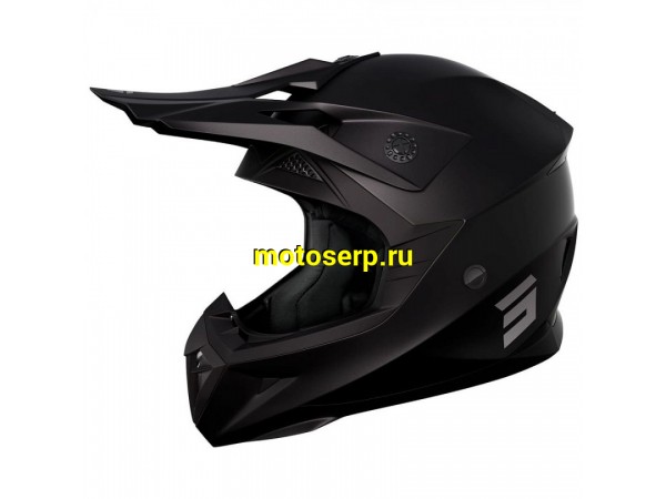 Купить  Шлем Кросс Shot PULSE SOLID черный (L) (SM 941-2273 купить с доставкой по Москве и России, цена, технические характеристики, комплектация фото  - motoserp.ru