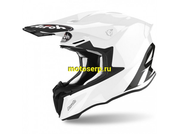 Купить  Шлем Кросс AIROH TWIST 2.0 COLOR WHITE GLOSS (M) (шт) (AIROH купить с доставкой по Москве и России, цена, технические характеристики, комплектация фото  - motoserp.ru