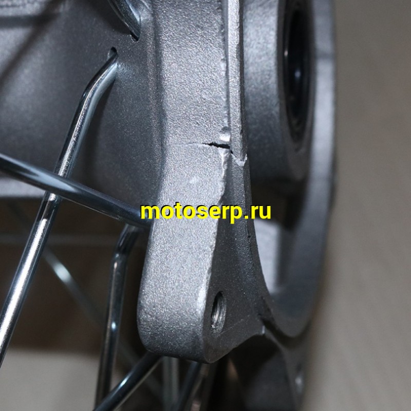 Купить  Колесо 18" заднее (диск колеса) спицованное 1,85-18" Motoland XR250 RS с подш и сальн (УЦЕНКА, трещ в ступ, под сварку) (шт) (0 купить с доставкой по Москве и России, цена, технические характеристики, комплектация фото  - motoserp.ru