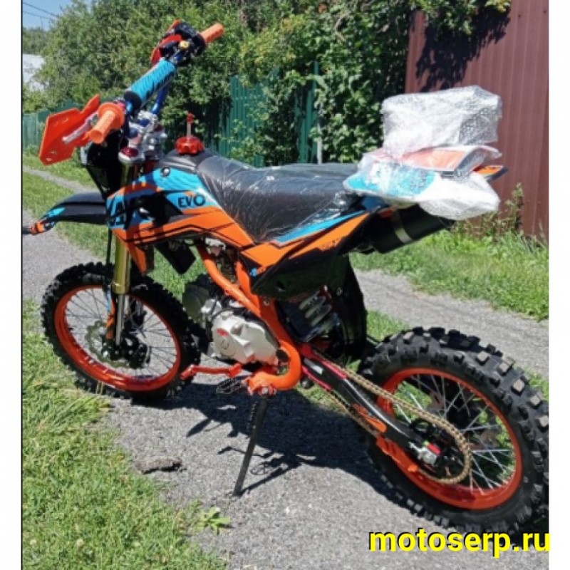 Купить  Питбайк KAYO Evolution K125EM 17/14 KRZ (механ. сцепл., эл. стартер) (шт) (SM  купить с доставкой по Москве и России, цена, технические характеристики, комплектация фото  - motoserp.ru